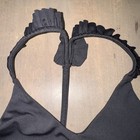 Tiger Friday Dance Crop Bra Top Ruffled Strap Axs Size Small Xlnt Cond