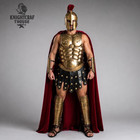 Medieval Roman Greek Spartan Muscle Armor Costume Set     Gladiator Cosplay Outfit