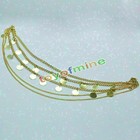 Women Fashion Metal Rhinestone Head Chain Jewelry Headband Head Piece Hair Band