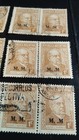 Argentina 1935 Sc  Od270 - Lote De M m  Doble Punto Error En Sobrecarga