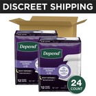 12 Count Depend Underpads  Disposable Incontinence Bed Pads For Adults 36  X 21 