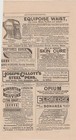Opium Eating   Opium Habit Cures 1800 s Print Advertisements Quack Medicine