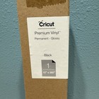 Cricut Premium Vinyl Permanent Glossy Black Roll 12    X 360    - 30 Feet Brand New