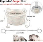 X-large Small Animal Hammock Chew Proof Hanging Rat Bed Basket Durable Cage