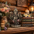 Standing Ganesh  ganesha  Hindu Elephant God Of Success Statue Sculpture  new