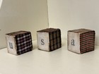 Handmade Primitive 4th Of July Patriotic Wood Usa Blocks