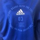 Adidas Men s Team Issue Badge Of Sport Hoodie Climawarm Blue W pockets Size Xl