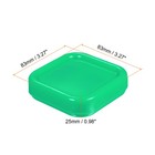 Magnetic Pin Cushion Square Sewing Pin Holder Storage Case Tools Green