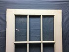 Antique Single 15 Lite Shabby 30x85 Large Glass French Door Vtg Old Chic 364-26b