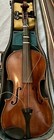 Antique Violin Full Size With Old Case  2 Bows  Very Old  Not Marked