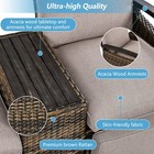 Patio Recliner Loveseat Lounge Chair Outdoor Furniture Pool Table Adjustable