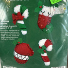  94 Bucilla Gallery Of Stitches Felt  Ornaments Kit 33478 33476 Christmas