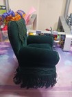  Prym Dritz 1998 Collectible Novelty Dark Green Velour Sofa Pin Cushion