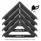 Woodpeckers Scs6 Steel Clamping Square - 6 Inch  4 Pack  Discontinued Tool