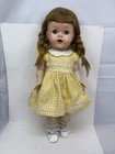 Vintage 1950s Ideal 16  Saucy Walker Doll Blonde Wig Green Sleep Eyes Teeth W16