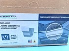 Qty-30 Amerimax 27209 Gutter Slip Joint Connector  White Aluminum  5  Inch