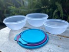 Tupperware Vintage Wondolier Bowls Set Of  Capacity  12  8  And 6