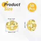 4mm 50 Pcs Gold Spacer Disc Beads