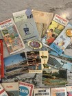 Huge Lot Vintage Travel Hotel Ephemera Brochures Pamphlets Postcards Maps