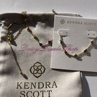    kendra Scott Haven Heart Gold Plated Strand Necklace In Multi Mix New