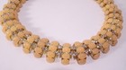 J crew Women s Yellow Shiny Lucite Cabohcon Bubble Link Collar Necklace Nwot 198