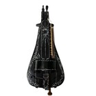 Beautiful Black Hurdy Gurdy  24 Keys  Beautiful Drawing  Maple Wood Hurdy-gurdy