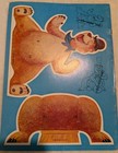 New  walt Disney World Country Bear Band  1971 Whitman Uncut Paper Dolls Vintage