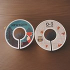 Baby Closet Dividers By Size  Baby Clothes Organizer Nursery Woodland Animals