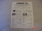 Hodaka Combat 125  Brochure 1975 1976   