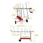 Rotating Parts Work Stand Paint Stand Auto Body Painting Repair For Universal