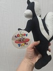 Warner Bros Looney Tunes Pepe Le Pew Plush Doll Vintage 1996 Tag Stuffed Skunk