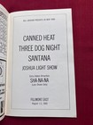 Woodstock 1969 Festival Two Page Ad W order Form Canned Heat Santana Immaculate