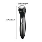Mini Electric Shaver  Cordless Pocket Size Beard Trimmer  Portable Usb Black