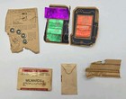 Vintage Sewing Notions Lot 1950s Needles Snap Grip Fastener Hook Eye Loop Singer