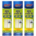 Pic Fly Ribbon Xl - Fly Traps For Outdoors And Barns  Paper  40ft Roll  3 Pack 