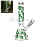 10  Glass Bong Smoking Hookah Water Pipe Heavy Tobacco Beaker W 14mm Bowl