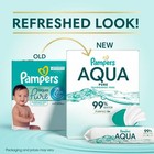 Pampers Aqua Pure Baby Wipes Unscented  2-pack  112 Total Wipes