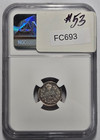 1908 Canada 5 Cents Ngc Xf 45 Certified Coin