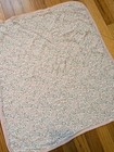 Milkberry 28x28 Bamboo Baby Lovey Security Blanket Pink Floral Receiving Blanket