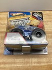 Ice Monster Edge Glow Hot Wheels Monster Jam 2013 Truck With Crushable Car