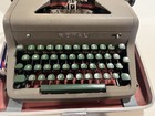 Vintage Royal Quiet De Luxe Typewriter 1950s Olive Green Working Usa New Ribbons