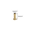 200pack Hollow Rivet 3mm X 10mm Through Hole Copper Grommets Circuit Board Pcb