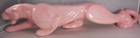 Vintage 1960s Mcm Stalking Pink Panther Jaguar Ceramic Pottery 23  Art Figure
