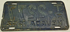 1952 Nevada State License Plate Tr-2277  - Free Shipping   