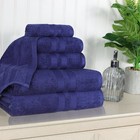 Superior 100  Cotton 6 Pc Bath Towel Set Maroon Quick Dry 500 Gsm
