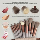 13pcs Makeup Brush Set Soft Fluffy Foundation Powder Eyeshadow Blending Kit