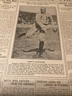 Antique Baseball Newspaper Page 1907 Christy Mathewson