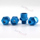 4pcs 1 8 12mm To 17mm Wheel Hex Hub Adapter Conversion Extension For 1 10 Rc Car