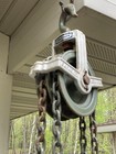 Rare Vtg 1960s Craftsman Tools 1 2 Ton Chain Hoist Pulley 1000 Pound Crown Logo