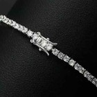 4 60 Ct Tennis Bracelet Ebay Certified Lab Grown Diamond 14k White Gold 7 